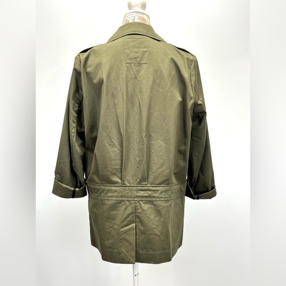 ZADIG & VOLTAIRE Olive green KALENA military style jacket size S. - Picture 8 of 15